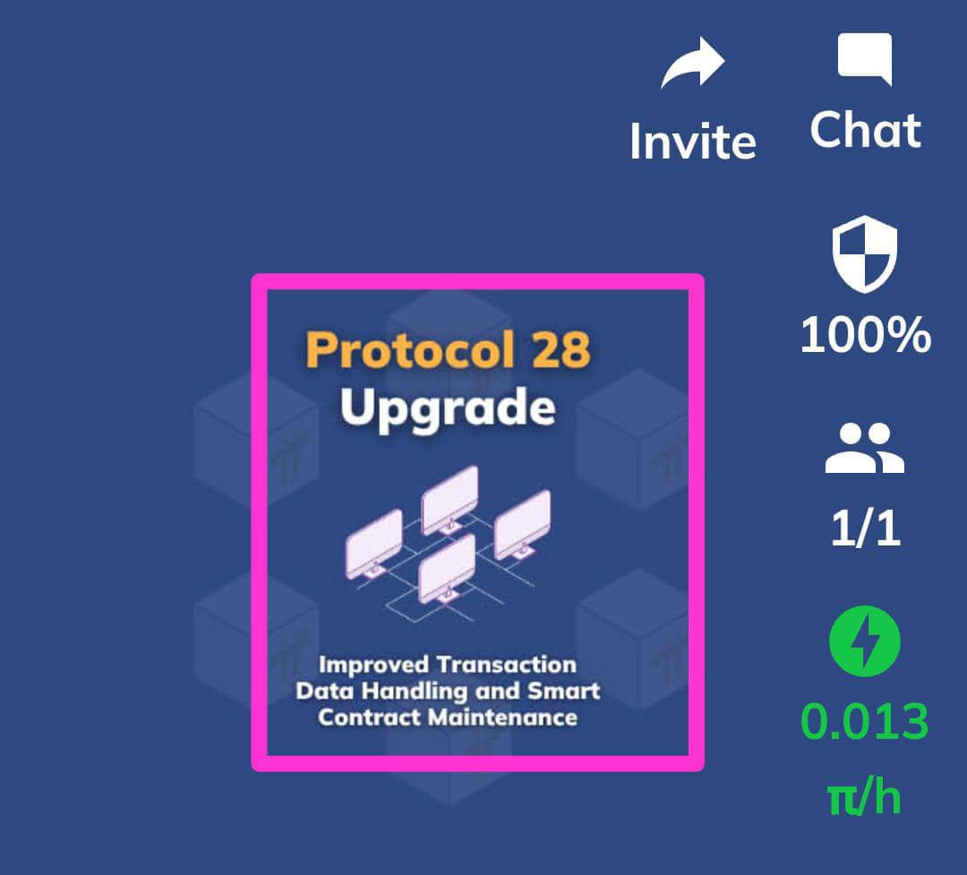 sundaypeter8110's tweet photo. *NEW UPDATE ON PI MINING DASHBOARD*
👇👇👇👇👇👇👇

 *Following the successful completion of the Protocol 27 upgrade on Pi Mainnet, Pi Testnet has upgraded to Protocol 28.* 

 *Protocol 28 improves how the network handles delays in transaction data and enables developers to upgrade groups of smart contracts at once and change stored data more safely as their applications develop.* 

 *All Node operators must upgrade their nodes to Protocol 28 by October 13, 2026, in preparation for the Mainnet Protocol 28 network upgrade on October 16, 2026.*
