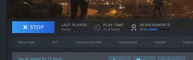 Barnesz1921's tweet photo. You mind providing links or something to where the devs stated that the grind wouldn't be insane? not tryna challenge you, I just don't remember them hearing it. 

This is my level and I have 71.4 Hours played. Gonna grind this shit again next wipe. And again. And again. And again. Cause the game is fucking fun regardless. 

Also, I played Tarkov for four years so I may be a masochist...
