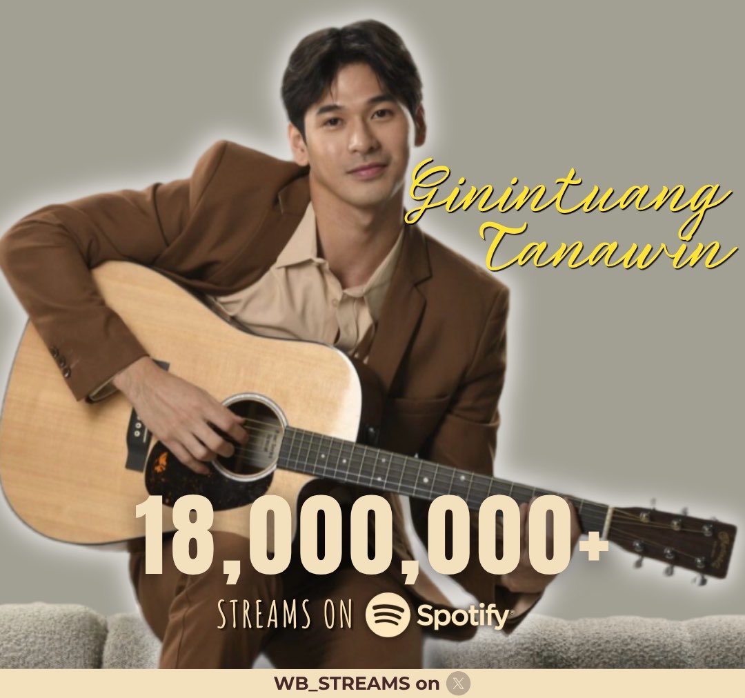 WB_Streams's tweet photo. But wait, we have another milestone for Wilbert!
“Ginintuang Tanawin” has reached 18M Spotify streams!
Keep on streaming ◡̈
🔗: https://t.co/fnzq5BtBnJ
#WilbertRoss | #MultimediaWonder
#WilBeaStreamingTeam https://t.co/JTaq38FawL
