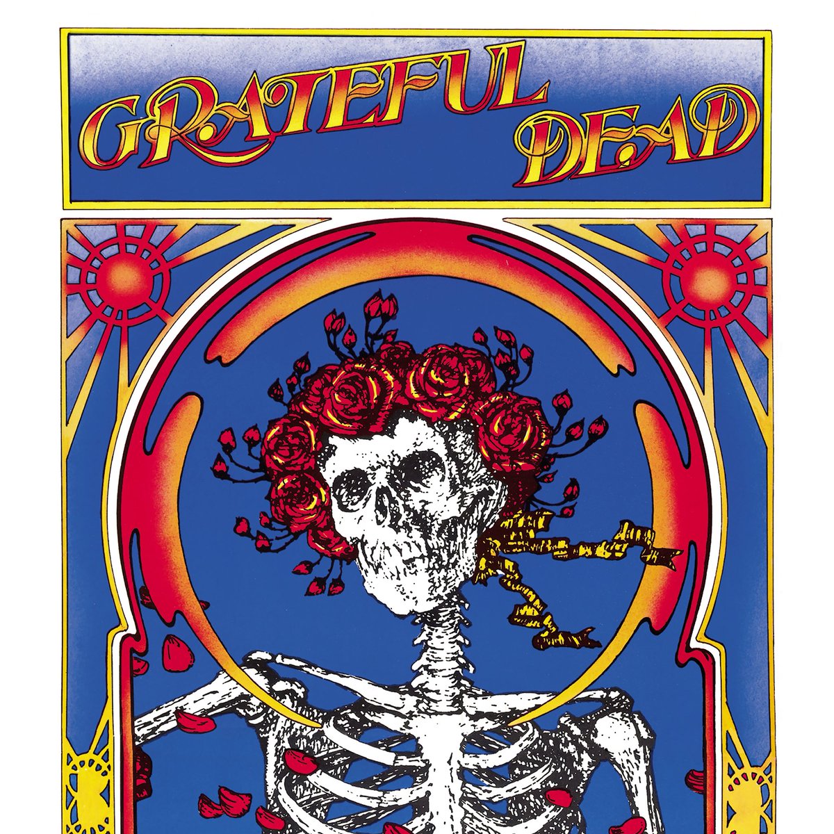 GratefulDead's tweet photo. 55 of years of ‘Skull and Roses’ 💀🌹

Recorded during the Dead’s Fillmore East, Hammerstein Ballroom, and Winterland Ballroom stops in early 1971, this album was originally titled ‘Skull Fuck,” which the band’s label ultimately rejected. So, it was renamed, ‘Grateful Dead’, more commonly referred to as ‘Skull and Roses’ and features Stanley Mouse’s ‘Bertha’ artwork from their Avalon Ballroom run in September 1966. From “Wharf Rat,” to “Playing In The Band,” and “The Other One,” which track are you revisiting today?