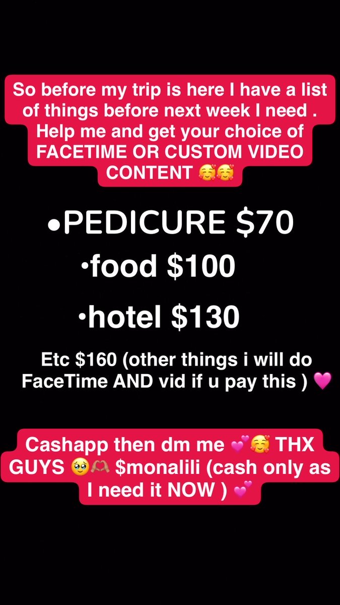 GeeToxOfficial's tweet photo. cashapp $monalili then dm me 🥹🫶🏽🩷 thx!!! https://t.co/zxzG0MyXrh