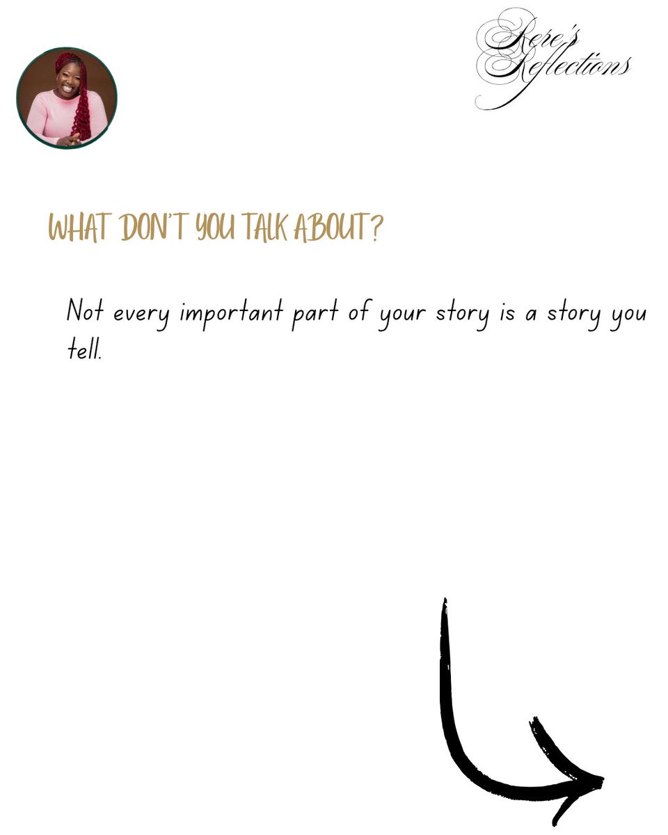 Oluwaranti12974's tweet photo. Not every part of your story needs an audience.
Some chapters are simply meant to be acknowledged by you.
🌿 Day 18/100
#100DaysToMeetMyself #SelfDiscovery #MyStory https://t.co/n5NrguHg8i