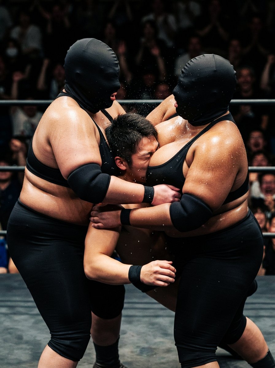 DEKKAI_BBW's tweet photo. #BBW #AIwrestling #M男
マシーンQ壱号とマシーンQ弍号のサンドイッチ攻撃
合計300kgの圧迫技がリング上で炸裂 https://t.co/skmtAtzVbv