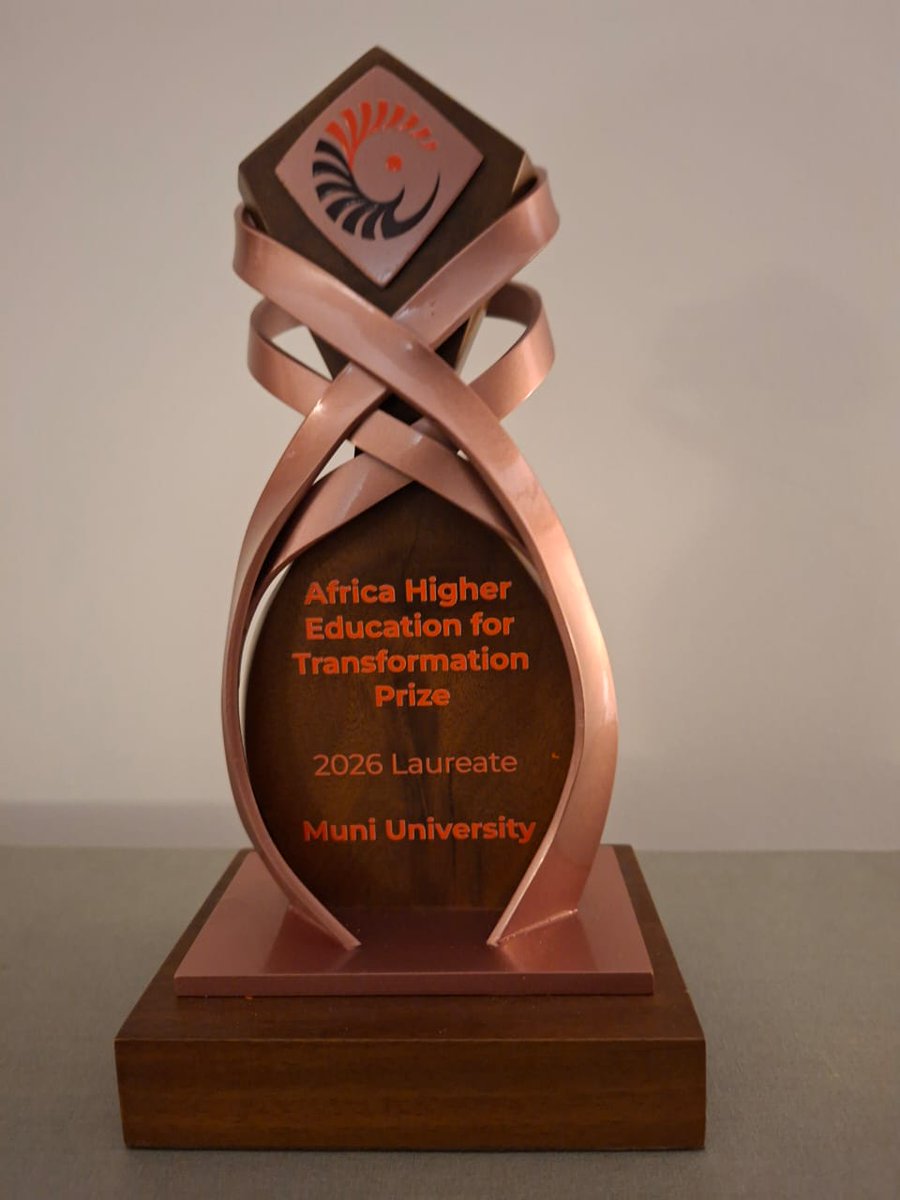 Muni_University's tweet photo. Muni University invites staff, students, guests, the community and Ugandans at large this Friday, 25 September 2026, at 4:00 p.m., to welcome Vice Chancellor Assoc. Prof. Simon Anguma Katrini and the delegation returning from Accra with the inaugural AHEFT Prize. https://t.co/JAtXSXqkcG