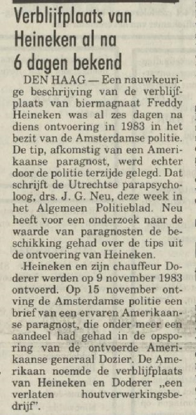 IRT_DELTA's tweet photo. Uit het Nieuwsblad v/h Noorden 01-02-1985 De verblijfplaats van #Heineken en Doderer was na 6 dagen reeds bekend bij de politie 
#CorVanHout #JanBoellaard #FransMeijer #Holleeder https://t.co/StqlIX70Xu