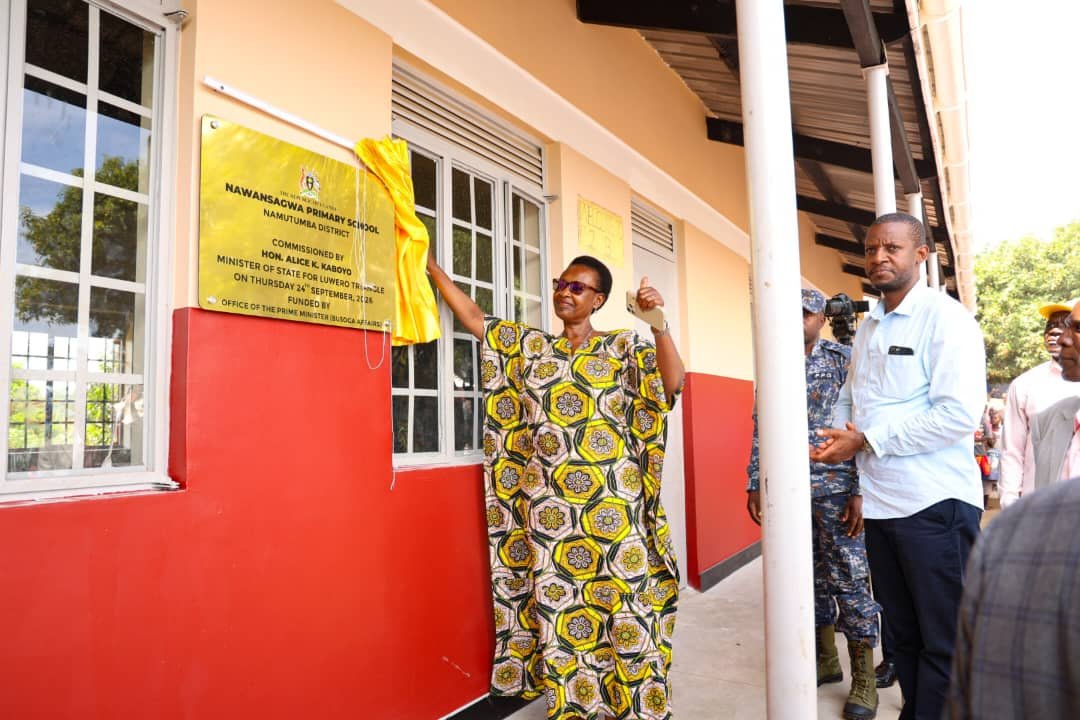 NECUPDF's tweet photo. *MINISTER KABOYO COMMISSIONS NEW CLASSROOM BLOCKS IN BUSOGA, COMMENDS NEC WORKS FOR QUALITY AND TIMELY DELIVERY*

*Namutumba/Kaliro – 24th September, 2026*

The Minister of State for Luwero Triangle, Rwenzori and Busoga Affairs under the Office of the Prime Minister, Hon. Alice K. Kaboyo, has today commissioned newly constructed and fully furnished classroom blocks at Nawansagwa Primary School in Namutumba District and Kiwa-Nabuzi Primary School in Kaliro District.

The structures were constructed by NEC Construction, Works and Engineering Limited (NEC Works), a subsidiary of the National Enterprise Corporation (NEC).

At the handover and commissioning ceremony, Eng. Brian Buhanda, the General Manager of NEC Works, represented the Managing Director of NEC, Lt. Gen. James Mugira.

In her remarks, Hon. Kaboyo thanked the people of Busoga Sub-region for their continued support to the National Resistance Movement (NRM) Government, noting that voting wisely attracts essential services.

She explained that her office is charged with implementing affirmative action programmes for districts that were affected by war, with the aim of bridging the development gap and bringing them at par with other districts.

Hon. Kaboyo in a special way thanked NEC for its swift response to her call, for delivering quality work and completing the projects on time. She conveyed her appreciation to the NEC leadership through Eng. Buhanda.

The Minister emphasized that Government has fulfilled its obligation by constructing classrooms, providing scholastic materials, paying teachers' salaries and releasing capitation grants. She challenged parents and the community to take responsibility for ensuring children go to school and stay in school.

She pledged that Government will continue to support communities through programmes such as the Parish Development Model (PDM).

On his part, Eng. Buhanda conveyed greetings from Lt. Gen. James Mugira, noting that the Managing Director would have loved to attend the commissioning but was engaged in other equally important state duties.

Eng. Buhanda said NEC was privileged to hand over the structures in good condition and thanked the Minister and her Ministry for giving NEC an opportunity to showcase its capacity in the construction industry and contribute to nation building.

He reiterated NEC’s readiness to work with the Office of the Prime Minister whenever called upon, stressing that the Corporation executes its work with diligence, within the agreed time and cost – in most cases at a relatively cheaper cost compared to private companies – while maintaining high quality standards.

He further urged parents, teachers and learners to maintain the facilities in good condition for proper utilization.

The commissioning ceremonies were attended by area Member of Parliament, Hon. Mutebi Mugoya Agoroben, district leaders, school management committees, and local community members among others.@OPMUganda @MODVA_UPDF @Parliament_Ug