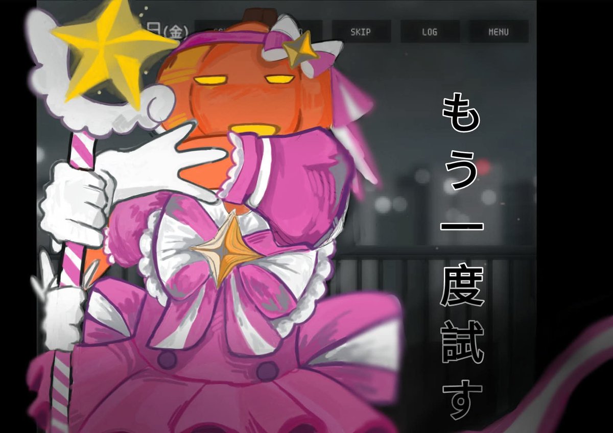 EPIKBURNOUTV2's tweet photo. I DREW WHISPY AS RETRY NOW MIKU. if the Japanese is wrong, and doesn't say retry now im sorry, I used Google translator. 💀 https://t.co/RvRQN6TZpp