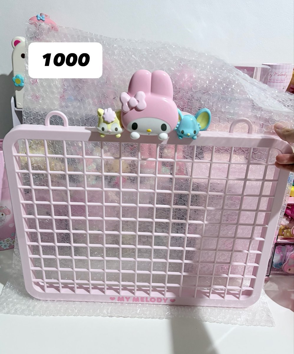 pukko_cutto's tweet photo. ปล่อยตะแกรง+อุปกรณ์ตกแต่ง ค่าส่งเหมา 40 ���ับทั้งเซทลดได้อีกค้าบ
#ตลาดนัดซานริโอ้ #ตลาดนัดซาริโอ้ #ตลาดนัดsanrio #mymelody https://t.co/lhV6wTXE1m