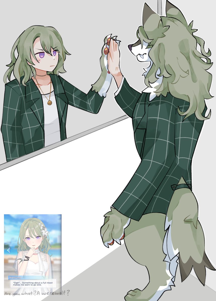 _samuperior's tweet photo. natsume thinks she is alpha or something
#bandoriart https://t.co/EVNNVf5gFW