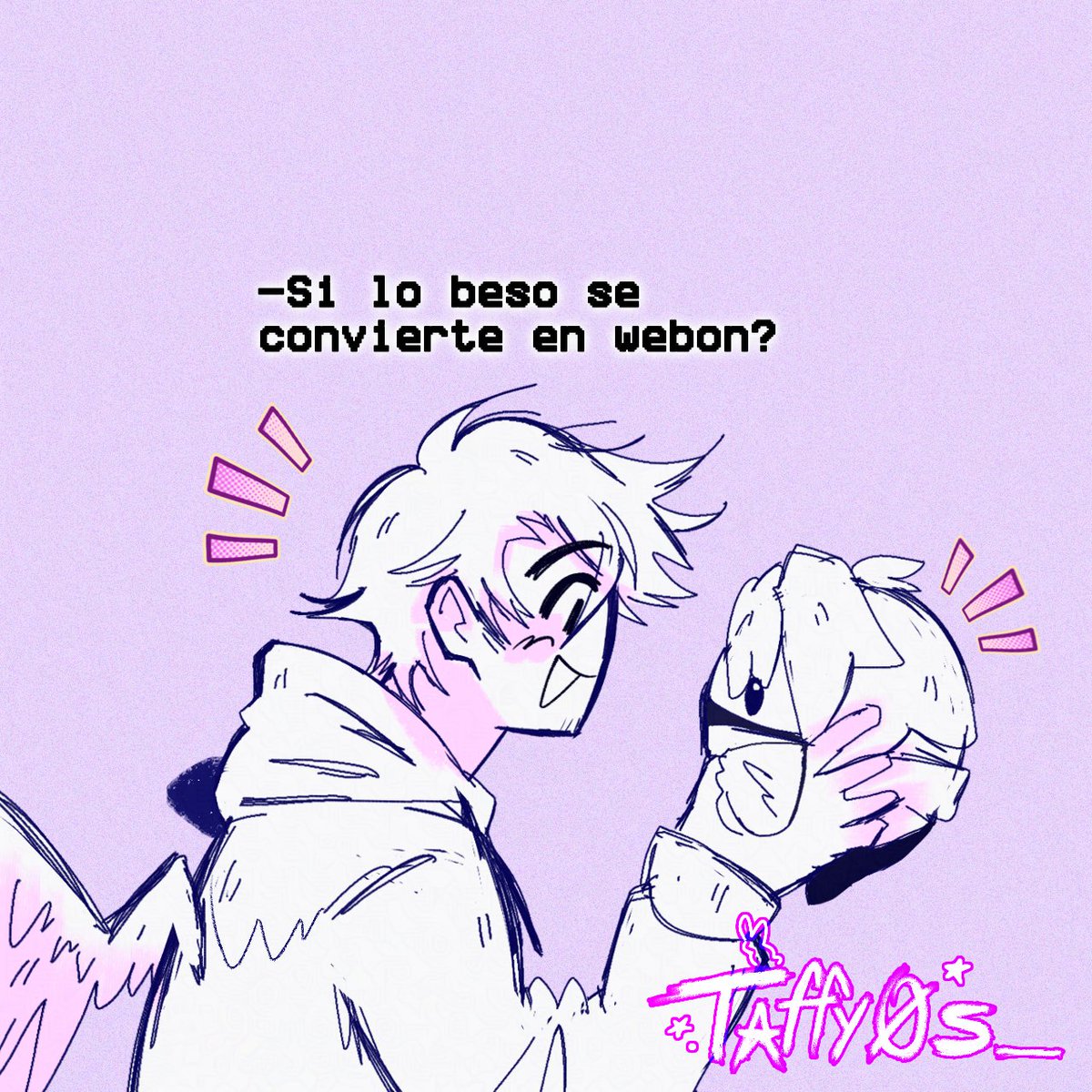 Taffy0s_'s tweet photo. Waos🫢 en mi tiktok hay otra versión del dibujo anterior jjijiji https://t.co/xpd3cUfpw5