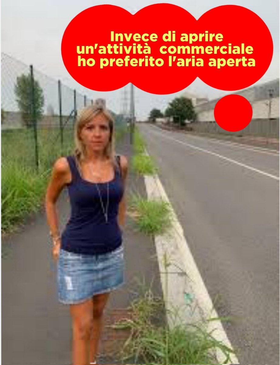 maeba29's tweet photo. Permettimi Silviuccia...
In effetti tu qui sei fuori luogo.
Meglio la strada. https://t.co/M7IfMyyVWK