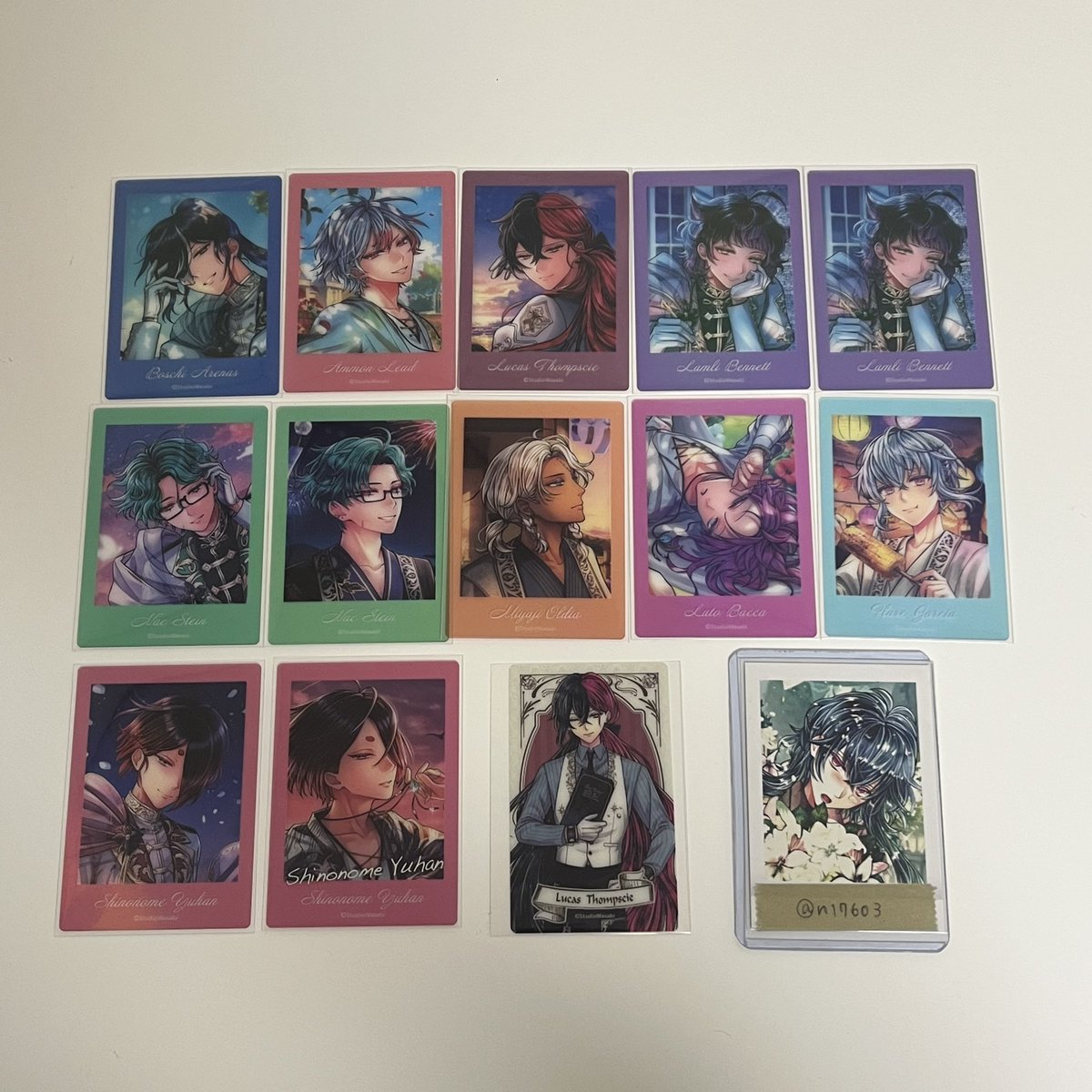 n17603's tweet photo. 【交換】悪魔執事と黒い猫 あくねこ ぱしゃこれ クリア vol.2

譲：ボスキ アモン ルカス ナック ラムリ ミヤジ ラト フルーレ ユーハン

求：バスティン 💍優先

郵送の関係上2〜

郵送交換希望📮
検索からでもお気軽にお声掛けください🪿 https://t.co/CJ4JOCWgyT