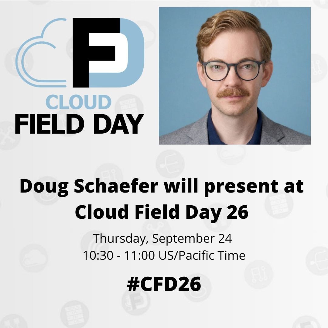 TechFieldDay's tweet photo. Cloud Field Day #CFD26 continues shortly! ๐
Thank you Doug Schaefer for presenting at Cloud Field Day! Videos will be posted soon.
๐ป YouTube: https://t.co/xm184lFWnV
@TechFieldDay @DemitasseNZ #CFD26 #CloudPlatform #CloudInfrastructure #AI https://t.co/d7i3lMC9Tw