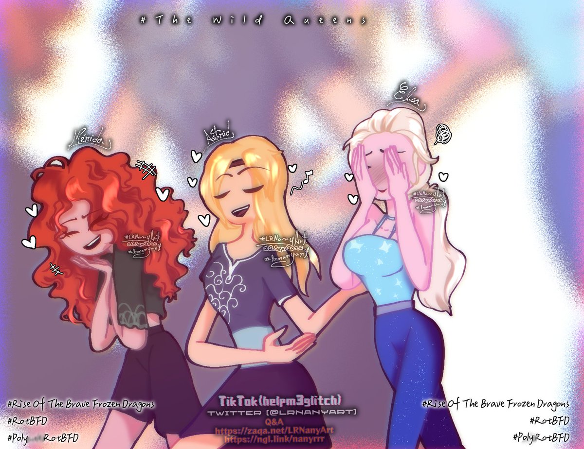 LRNanyArt's tweet photo. They are beautiful together 💬
#Elsa #Frozen #Merida #Brave #Astrid #howtotrainyourdragon #LRNanyArt #RiseOfTheBraveFrozenDragons #RotBFD #PolyRotBFD #TheWildQueens #Merelsa #Astrelsa #Meristrid https://t.co/htX002bh3p