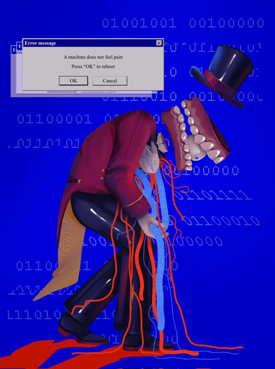 ucutaokmet's tweet photo. I ache therefore I am 

#tadc #TheAmazingDigitalCircus #caine https://t.co/fBH3qKNKPp