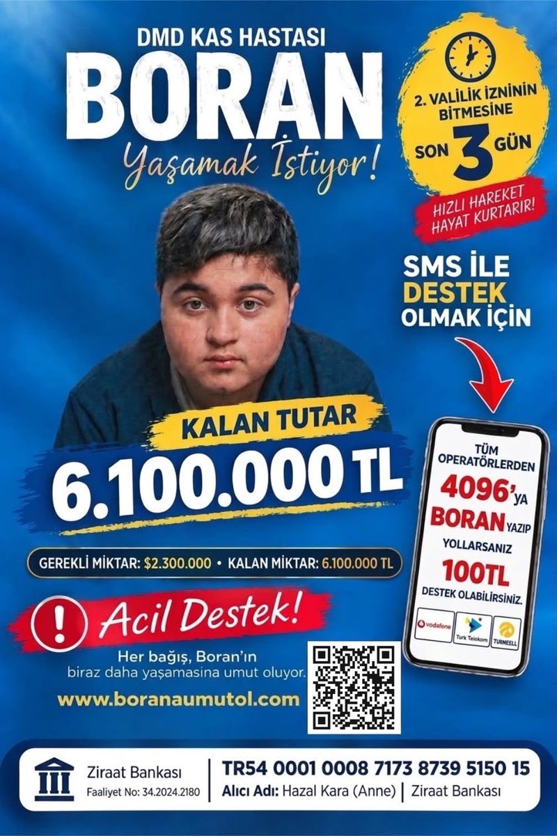 hsynylmz_drn's tweet photo. Hep beraber bir el verelim, son %6 kaldı. Bu kampanyanın bitmesine vesile olup küçük bir kardeşimizin hayatının devamında daha mutlu olabilmesine, yürümesine, koşmasına olanak tanıyalım. Mümkünse iyilikte yarışalım. #HüseyinBoranaUmutOlalım https://t.co/4Zwfua9b7K