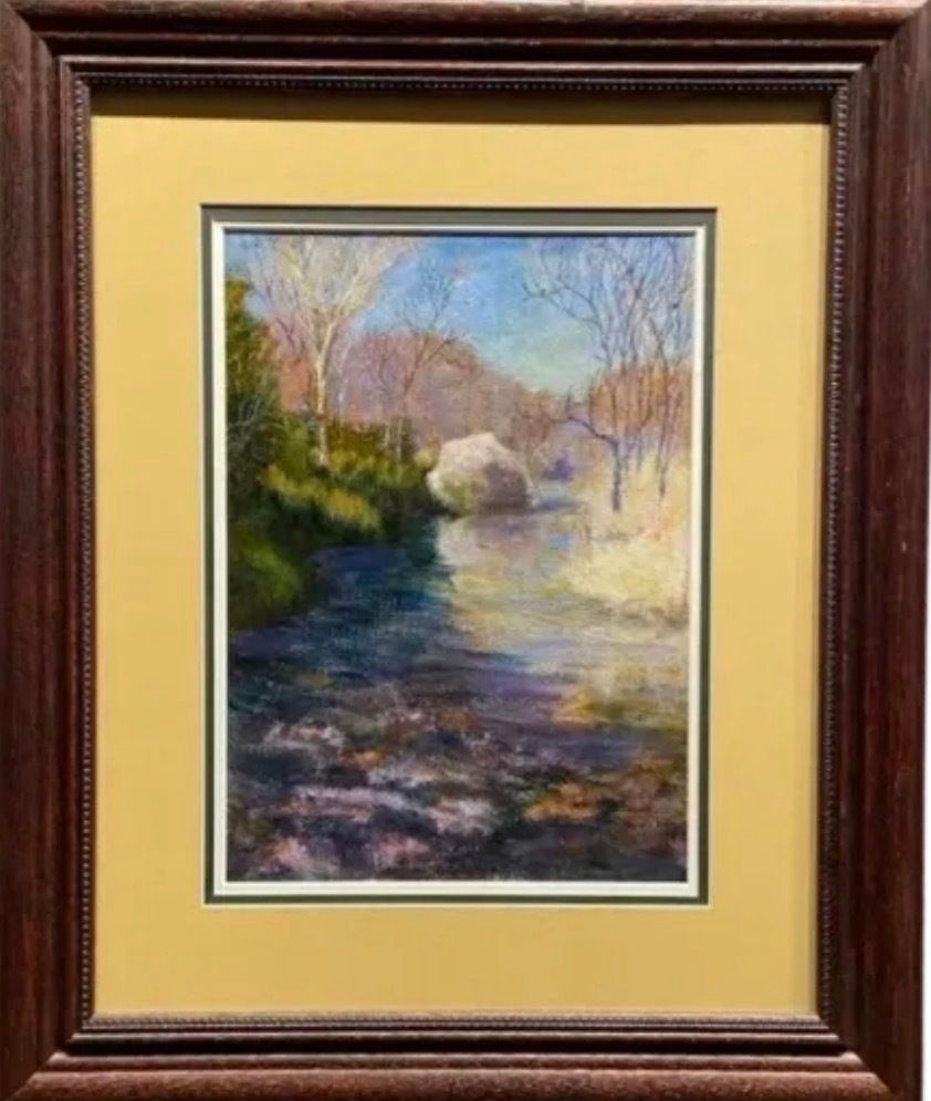 MarvinsPlaceArt's tweet photo. “Fall on The Washita” is an Acrylic (Size: 24" X 20") by Artist Sharon York https://t.co/0OIEVgCnDz
