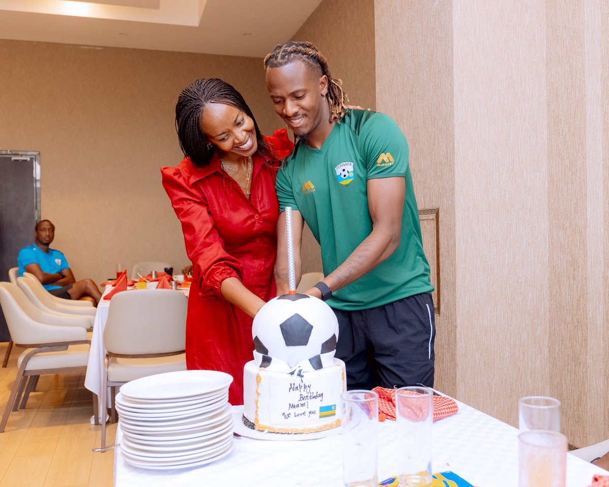 FERWAFA's tweet photo. BIRTHDAY VIBES IN AMAVUBI CAMP! 

The Amavubi family came together to celebrate Noam Emeran on his special day, alongside his family.

Football, family, smiles and good vibes.

This is more than a camp, it’s a family.

Happy Birthday, Noam! 

#TuriAmavubi https://t.co/XPbtqSgVTX