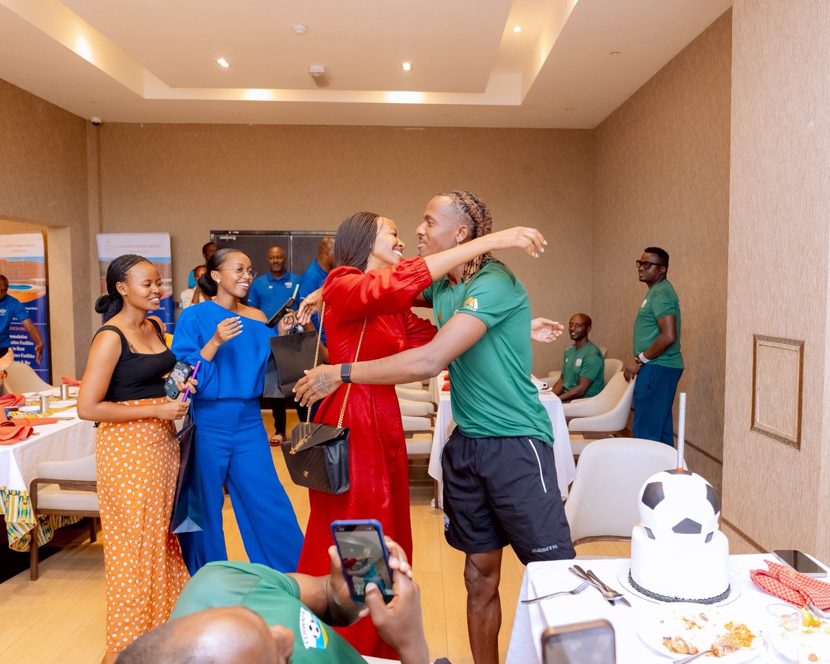 FERWAFA's tweet photo. BIRTHDAY VIBES IN AMAVUBI CAMP! 

The Amavubi family came together to celebrate Noam Emeran on his special day, alongside his family.

Football, family, smiles and good vibes.

This is more than a camp, it’s a family.

Happy Birthday, Noam! 

#TuriAmavubi https://t.co/XPbtqSgVTX