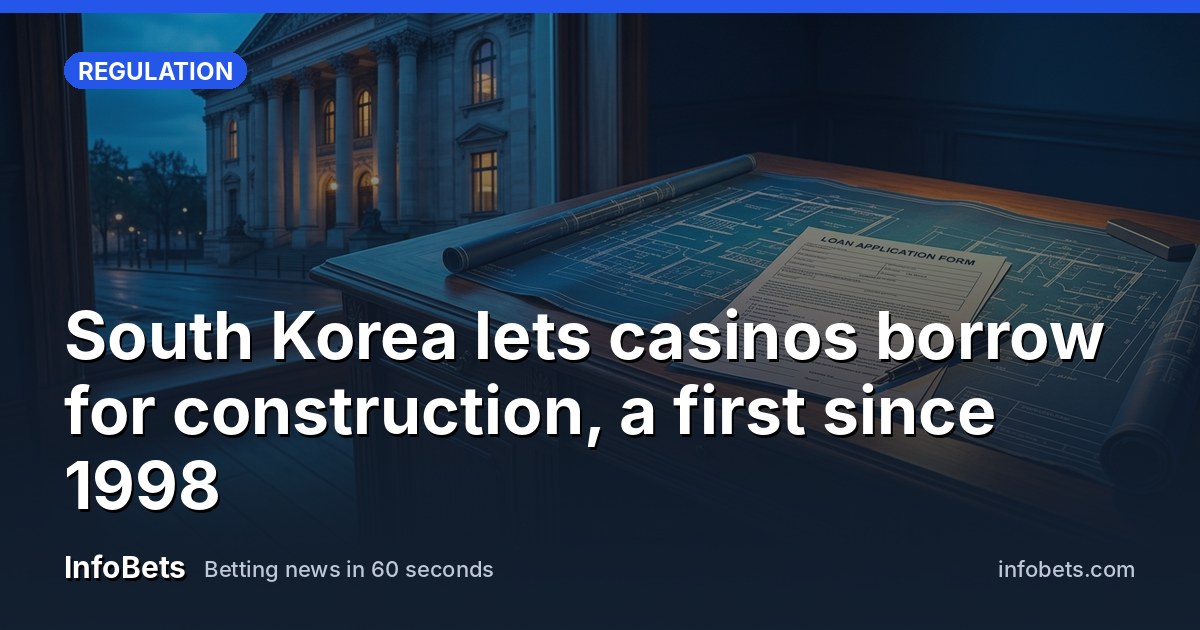 infobetscom's tweet photo. South Korea lets casinos borrow for construction, a first since 1998

Will cheaper casino loans survive a bigger levy &amp; shorter licences?

#SouthKorea #CasinoFinance https://t.co/I5gC0t9jfQ