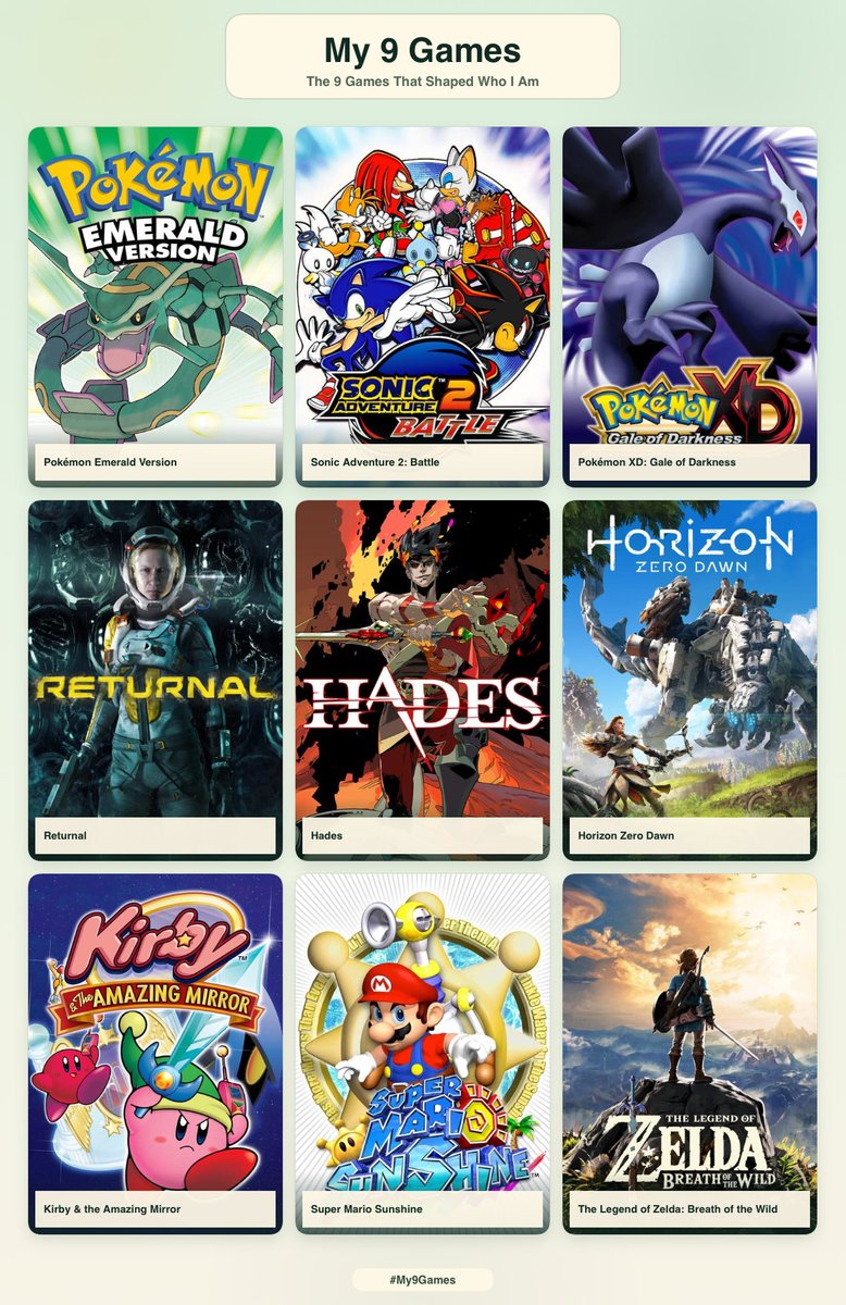 aramnotagoat's tweet photo. Me and 9 games that shaped me (honorable mention to Mary-Kate and Ashley: Sweet 16 – Licensed to Drive) https://t.co/KoKsW1CCcE