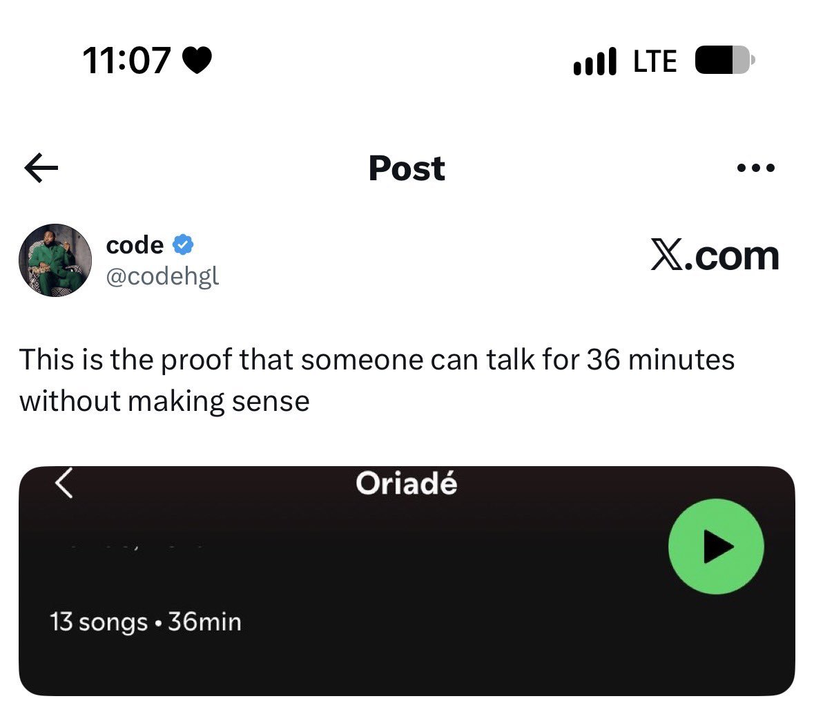 scuzzy00's tweet photo. Omo una dey talk oo 😂😂😂 https://t.co/TeEymFQgVb