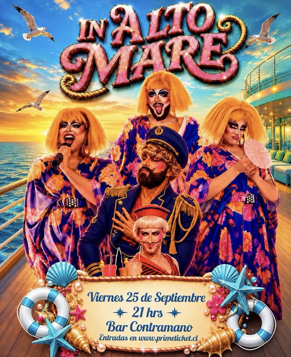 CexarAntonio's tweet photo. Mañana tenemos función de “IN ALTO MARE” a las 21 hrs en Bar Contramano ♥️

Acá les dejo el link de entradas por si alguien se anima 👇🏽

https://t.co/C2EPXoQ7HQ https://t.co/1o2bvR0Pt6