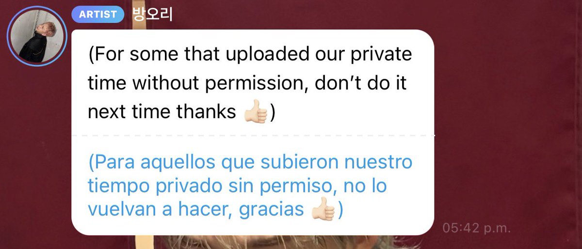 yulitaylorsver's tweet photo. Por si se de les olvida NO IMPORTA DONDE ESTÉN RESPETEN SU PRIVACIDAD!!! https://t.co/TJYDTmyRyw