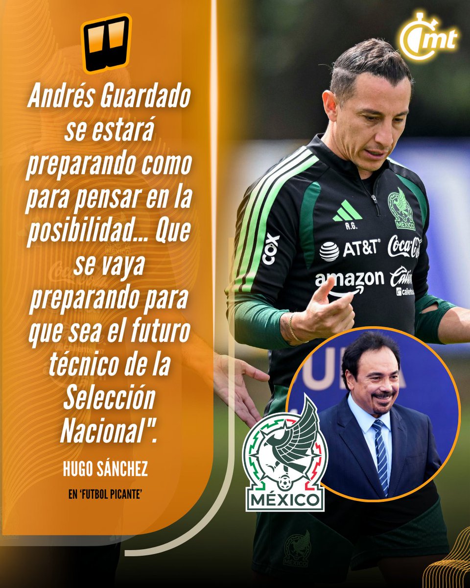mediotiempo's tweet photo. ¿'EL PRINCIPITO’ AL MANDO DEL TRI? 👀🇲🇽

En ESPN, Hugo Sánchez señaló que Rafa Márquez debería estar en tres procesos mundialistas para que el Tri piense en grande; además, considera que Andrés Guardado podría ser quien lo sustituya en un futuro.

https://t.co/bNiMFO1cjs https://t.co/uGifKgEa7f