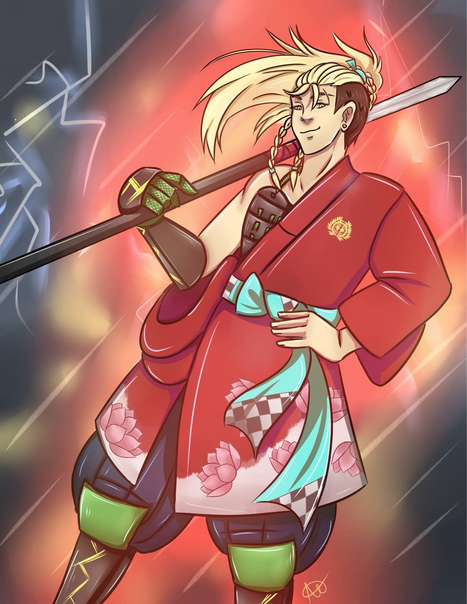 DearMadAlice's tweet photo. @mewtides My art (albeit old). Date Shigezane (Sengoku BASARA OC). He is honestly one of the best designs I've ever made. https://t.co/SE2EGSDXad