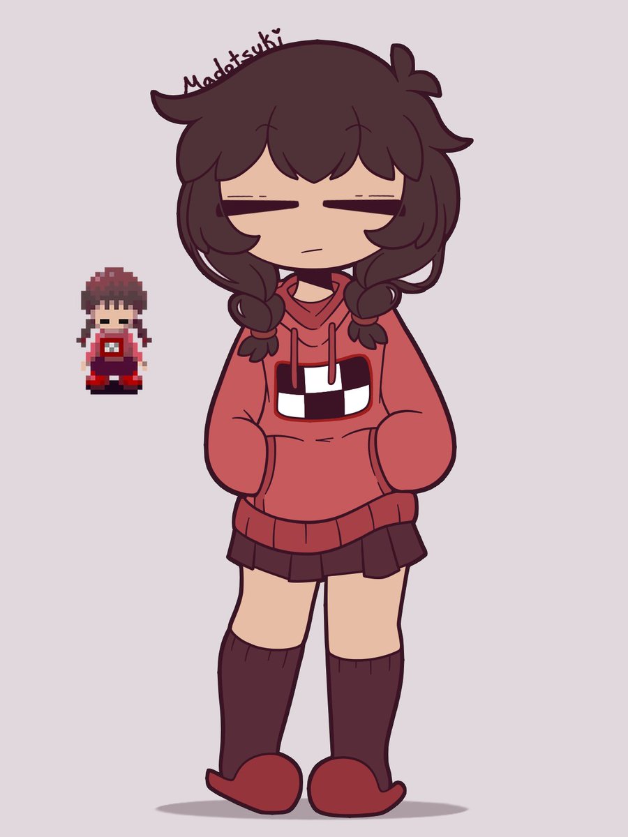 cattjammer's tweet photo. mado hc 

#yumenikki #ゆめにっき https://t.co/osfWbFNGPS
