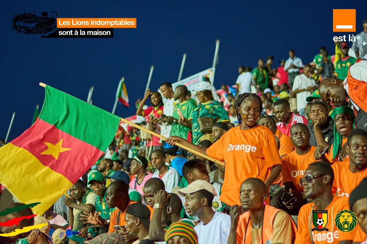 Orange_Cameroun's tweet photo. 🔥 La chaleur atteint son paroxysme au Stade Roumdé Adjia !

À quelques minutes du coup d’envoi, l’ambiance est déjà électrique à Garoua. 🦁🇨🇲

#OrangeEstLà https://t.co/9IrcPl5Gff