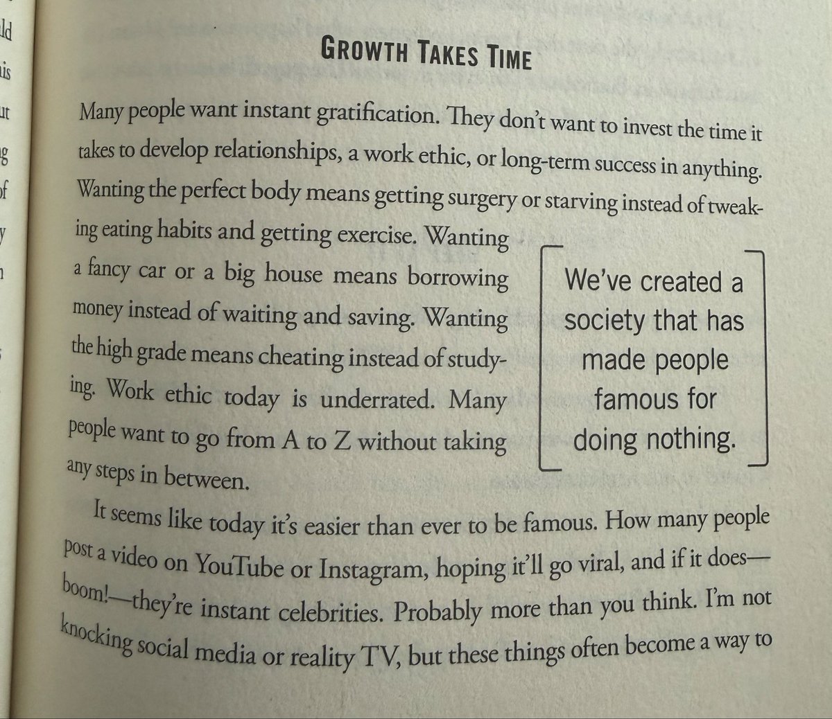 FortyEightMins's tweet photo. This passage from Tim Tebow’s book on delayed gratification and growth 🙌

So true. https://t.co/OgZNvz6kck