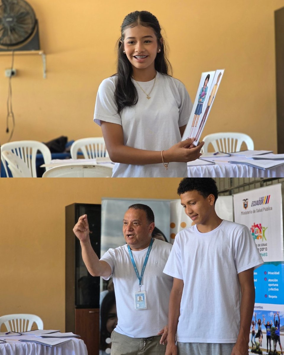 dpsmorona's tweet photo. 📍 #MoronaSantiago | 👥 Adolescentes de instituciones educativas de los cantones #Santiago y #LimónIndanza participan en el taller de formación de facilitadores de la metodología #RURANKAPAK, desarrollado por el @Salud_Ec junto a @UNFPAecuador y @Educacion_Ec. https://t.co/CUKdCO08mC