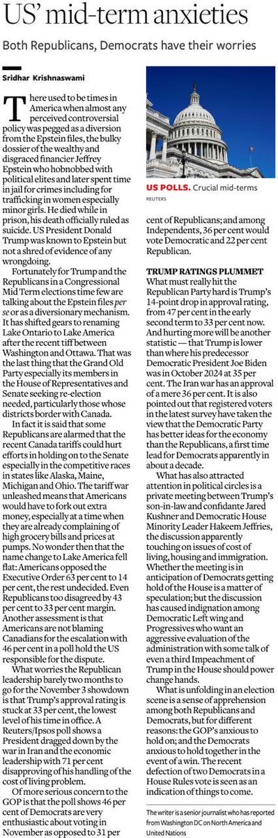 rajasri09's tweet photo. Both Republicans, Democrats have their worries
@businessline https://t.co/9sLxcI3JKY