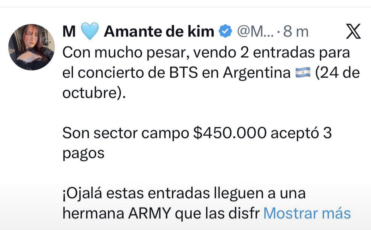 mandattorip's tweet photo. HILO DE ESTAFADORES

SIGUE ABAJO!!!

- Ofrece entradas porque no puede ir pero en cada fecha y publicación (no importa si quieren 5 entradas para el 21, ella las tiene) no solo de este show si no de varios más https://t.co/ZbtlhZ0iZV