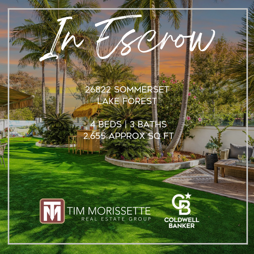 TimMorissette's tweet photo. IN ESCROW ~ 26822 Sommerset, Lake Forest! 🎉
4 beds | 3 baths | 2,655 sq. ft. | $150K+ in upgrades | 3-car garage | No rear neighbors!
Congratulations to our clients! 🔑❤️
Thinking about buying or selling? 👉 https://t.co/jG0CUfZ8GQ
#LakeForestRealEstate #TimMorissette #InEscrow https://t.co/EbfBeJDuD2