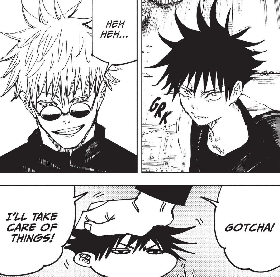 artdiseasee's tweet photo. he’s such a dad with how he’ll give a headpat to the kiddos that their hair gets messy in the process that it’s like his sign of showing affection + appreciation https://t.co/5nHnCduX2r