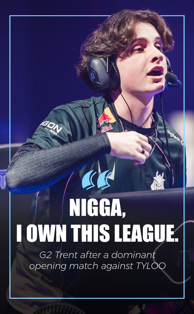 polrrz's tweet photo. After a standout performance in their opening match of Champions Shanghai, G2's Trent had this to say: https://t.co/EKO9yRyniw