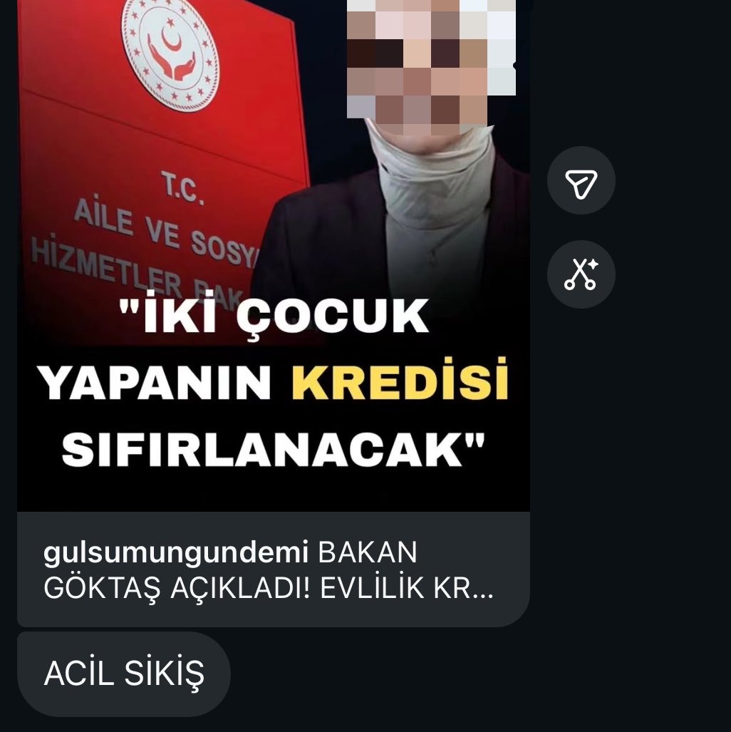 kasapfaruk31's tweet photo. bir yeni mesaj https://t.co/H4ldSy6KnW