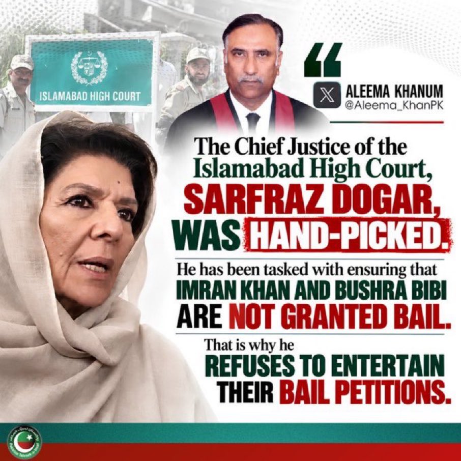 Hamnaasaghir's tweet photo. سرفراز ڈوگر کو خان صاحب اور بی بی کی ضمانتیں روکنے کے لیے پندرھویں نمبر سے عاصم منیر نے لا کر اس کرسی پر بٹھا دیا۔اس ملٹری جج نے اپنا کام خوب بنھایا۔
#ستمبر27_عوام_تو_نکلے_گی https://t.co/jvNOXzJBOU