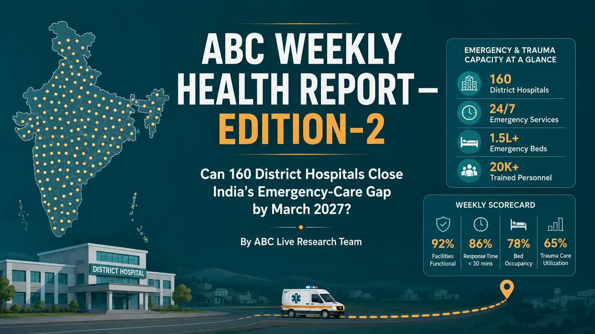 abclive's tweet photo. ABC Weekly Health Report — Edition-5(2026) https://t.co/wdkEckfyKu https://t.co/3ArTZo8HwR
