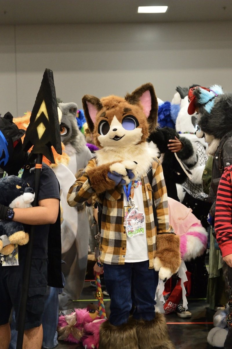 GoldenBright_'s tweet photo. here was a couple of photos of me from ASC, cya next year
#furry #furcon #anthrosocal https://t.co/KG2DN0Xczp