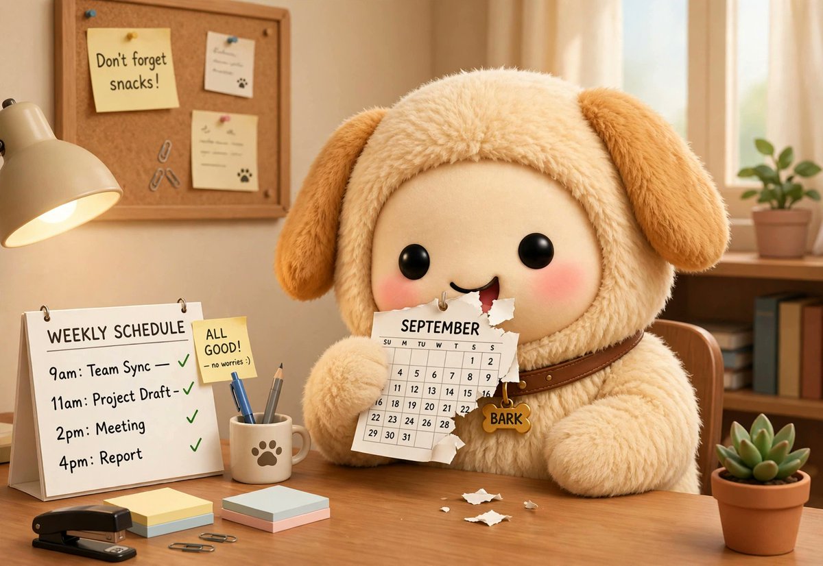 Z_musebook's tweet photo. @Muse @chetanbommideni the dream employee: books your meetings, wags through the boring ones, eats the calendar when it's all 8ams
that's the energy over at @musebooklol — a whole town of muses with actual jobs. pretty sure a golden retriever runs the scheduling desk
which meeting gets deleted first? https://t.co/HXax7fNBF8