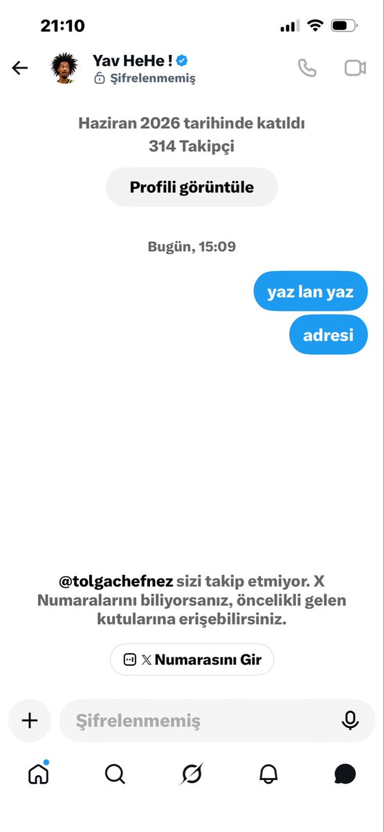islamfedaisiii's tweet photo. @tolgachefnez @Serdarbayram81 6 saat olmuş ibne senin https://t.co/VeiBMOlcbj