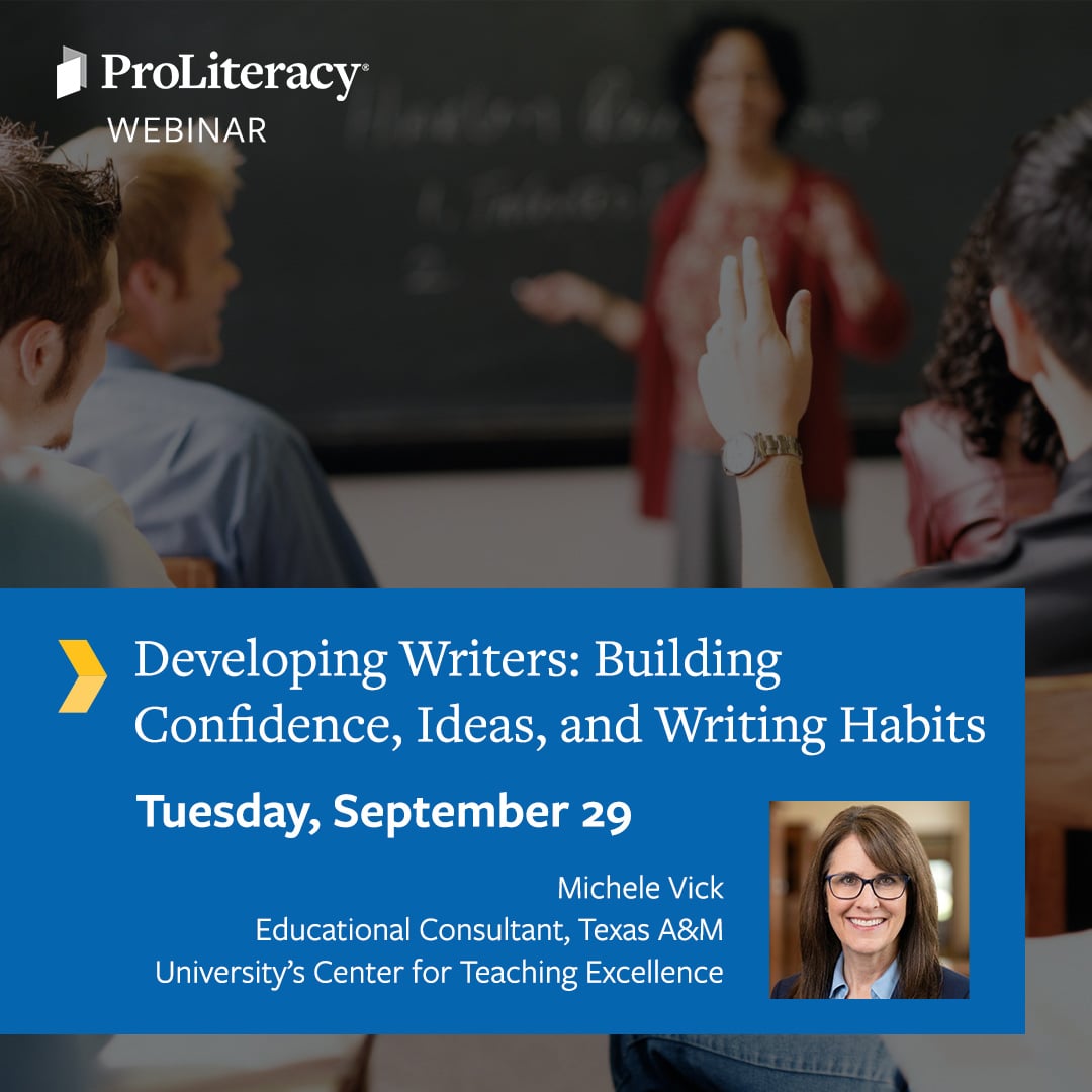 ProLiteracy's tweet photo. ✍️ Writing anxiety. It’s a real thing.  

💡 Join this Teacher Training Plus webinar and explore practical strategies to encourage creativity, help learners generate and develop ideas before they begin writing, and reduce writing anxiety. 

✔️ Register: https://t.co/ZJgzhaU7Bd https://t.co/HC9wYaoUIZ