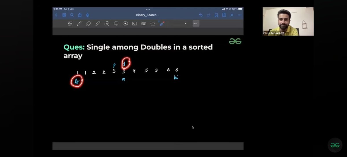 Ritvik2468's tweet photo. Day 8 of #120daysPhoenixArc by @siamjuit                                                                                                   ~Practiced single among Double in a sorted array. https://t.co/CIBOxoF6IC