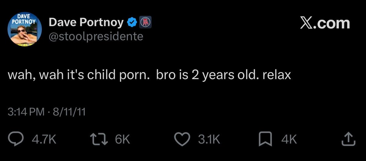 abourakty's tweet photo. @ConnorMoore_7 Dave Portnoy is a great person to agree with huh… https://t.co/0GlWB33gQA