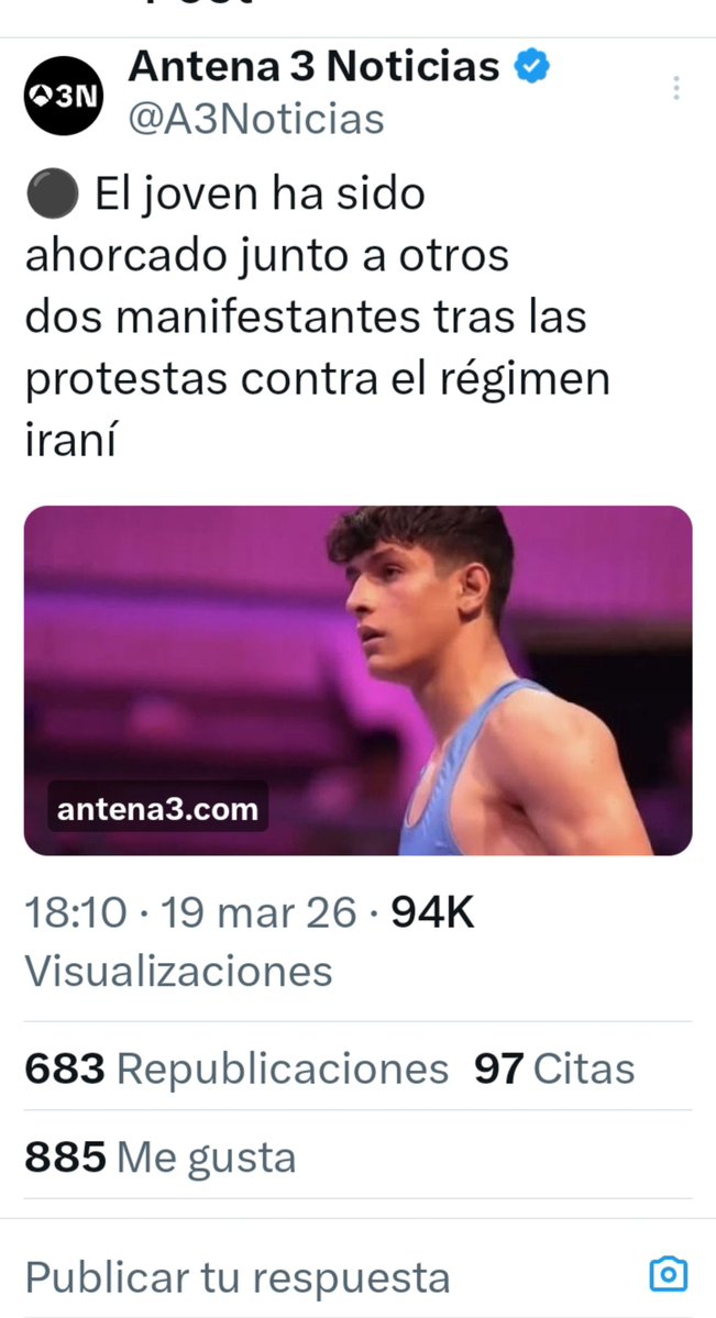defiendolomio's tweet photo. @E_FLEISCHMAN Que asco quién lo propone y el que apoya aque Irán presida 🤢🤢🤢🤢 https://t.co/vsTFJBHyuO