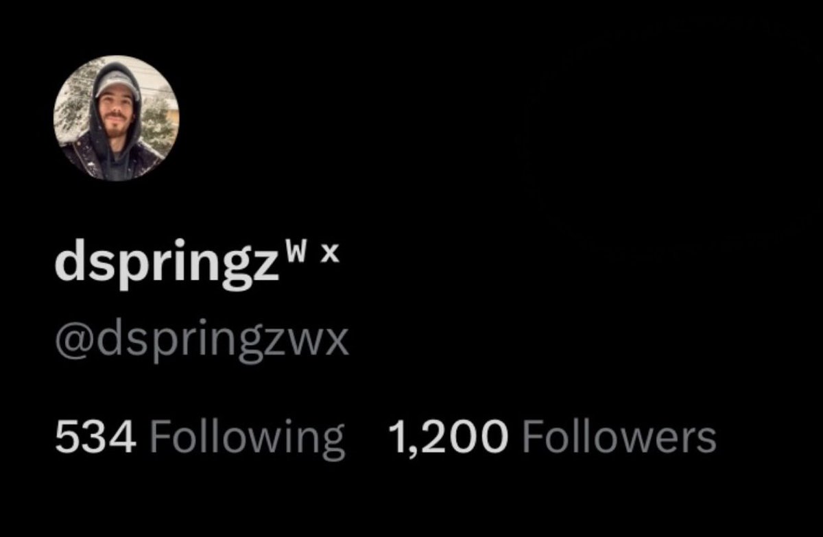 dspringzwx's tweet photo. We hit 1200 followers 🙏🏻

Appreciate yall 🙂

For anyone new, I for the most part focus on weather for Longisland. For bigger storms like Nor’Easter’s and Winter Storms, I will show neighboring areas as well. https://t.co/jEVcPCS0Wc
